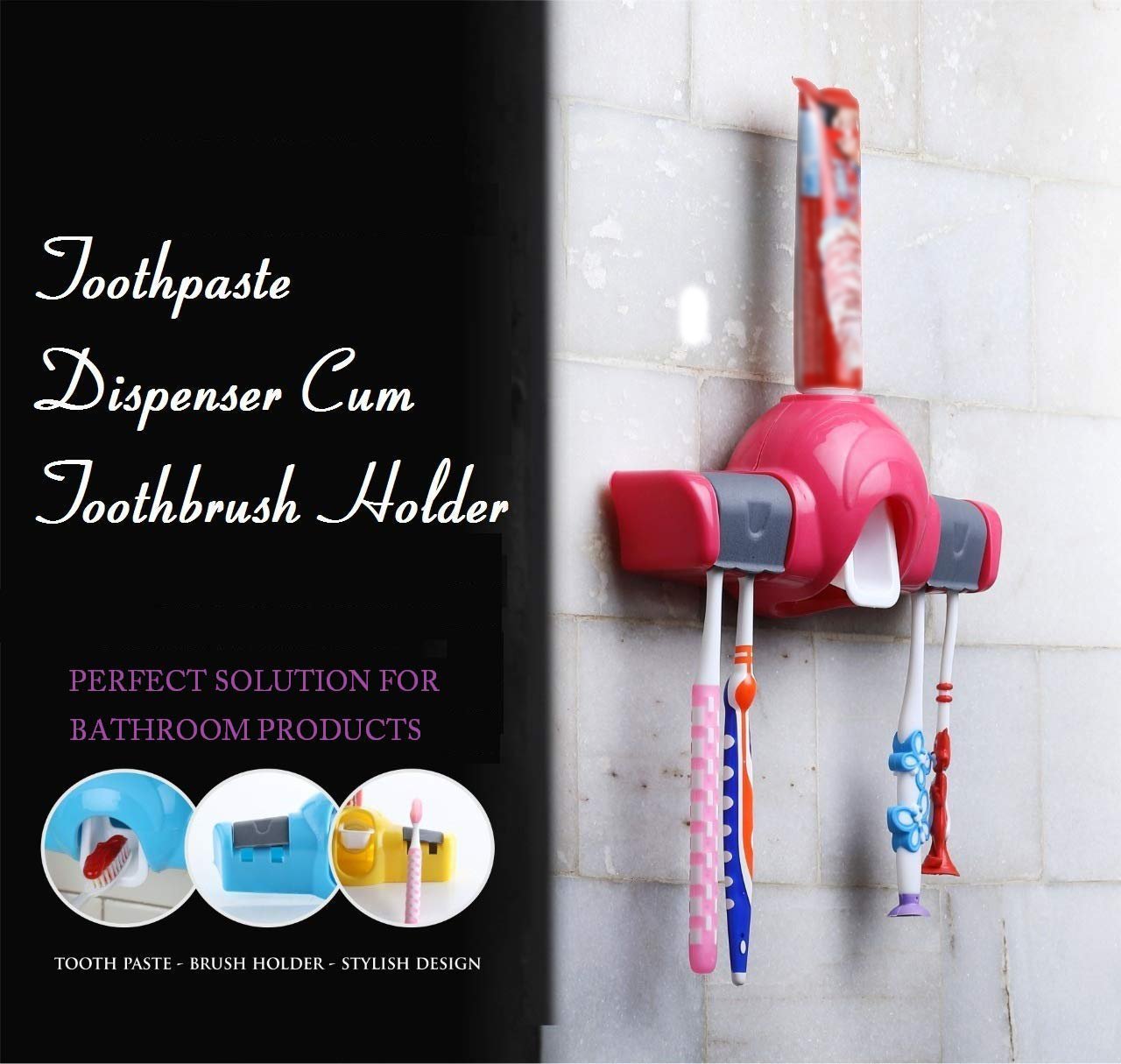 Automatic Push Toothpaste Squeezer Dispenser Automatic Push Toothpaste Squeezer Dispenser
